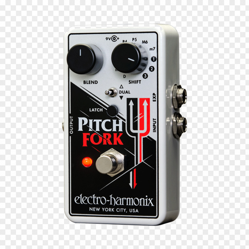 Electric Guitar Pitch Shift Effects Processors & Pedals Electro-Harmonix Fork Transposition PNG