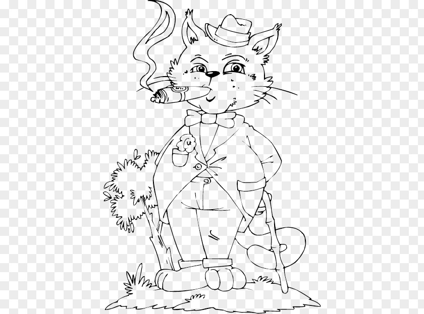 Fat Cat Coloring Pages Book Caterpillar Colouring Smoking PNG