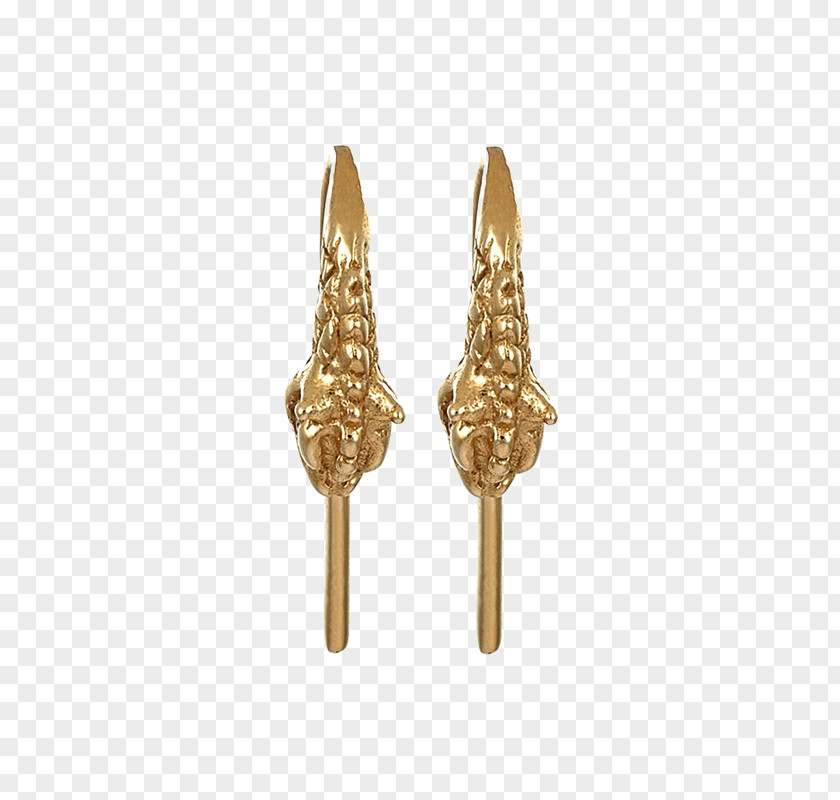 Gold Earring Yttrium-90 Body Jewellery PNG