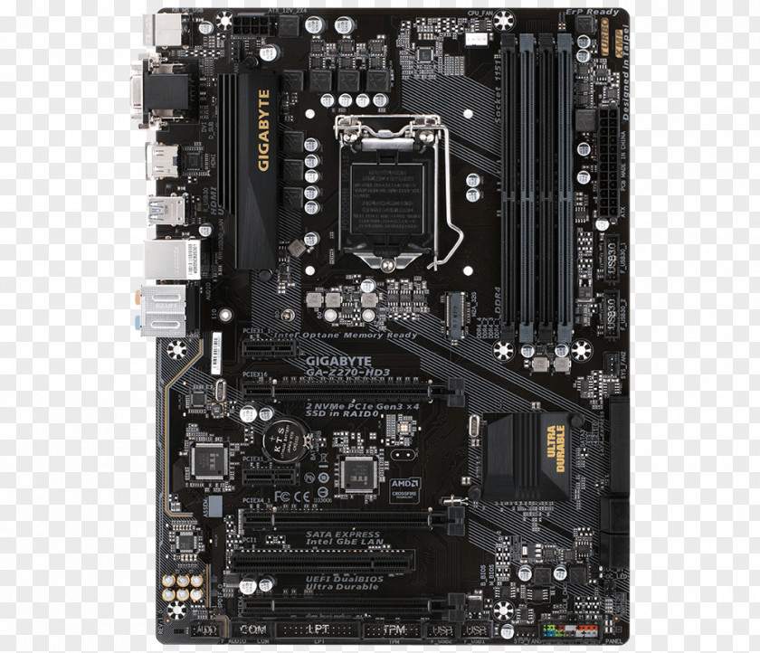 Power Socket Intel LGA 1151 ATX DDR4 SDRAM Motherboard PNG