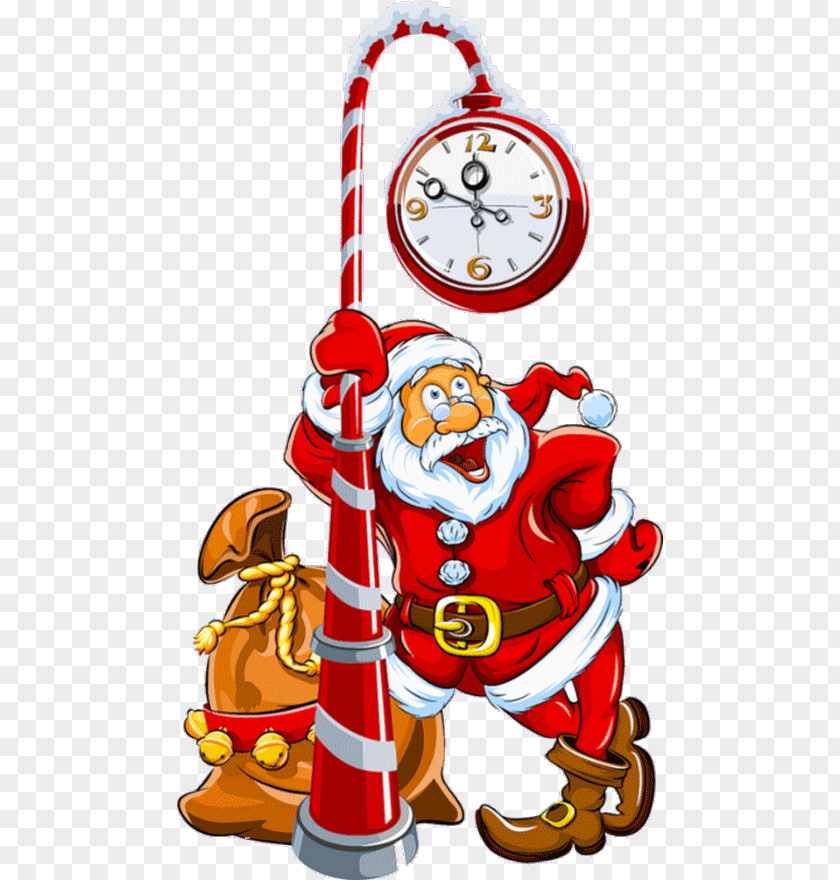 Santa Claus Christmas Tree Clip Art PNG