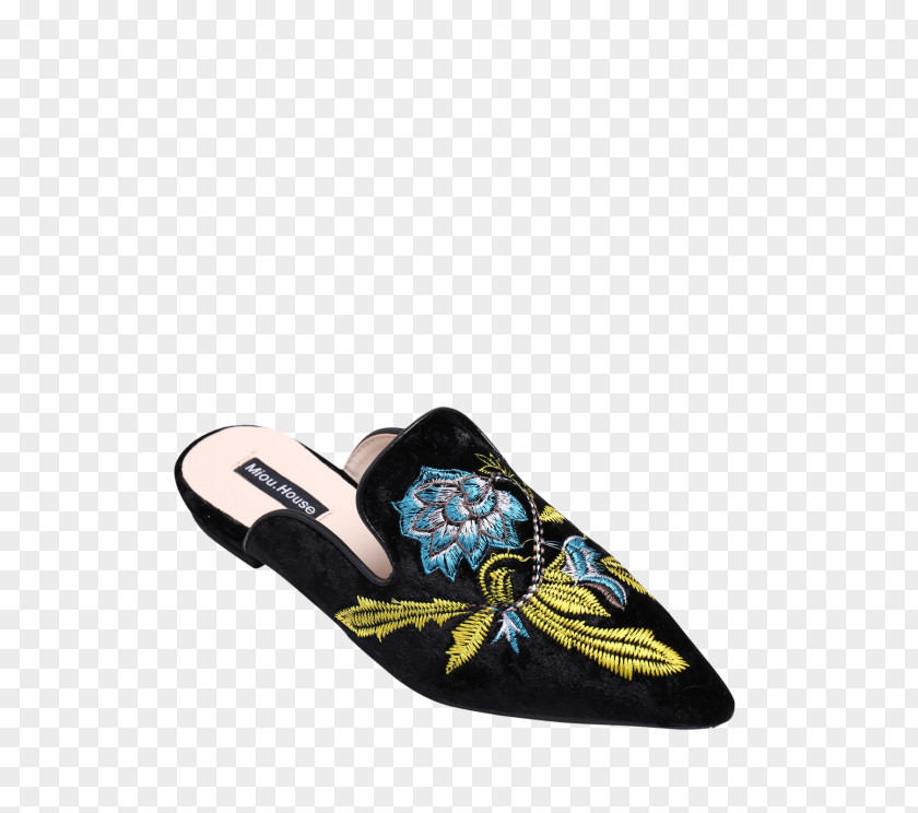 Dress Slipper Shoe Footwear Embroidery PNG