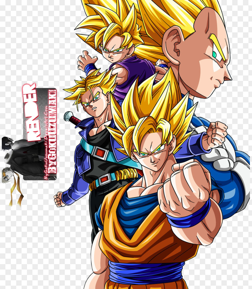 Goku Vegeta Gohan Trunks Krillin PNG