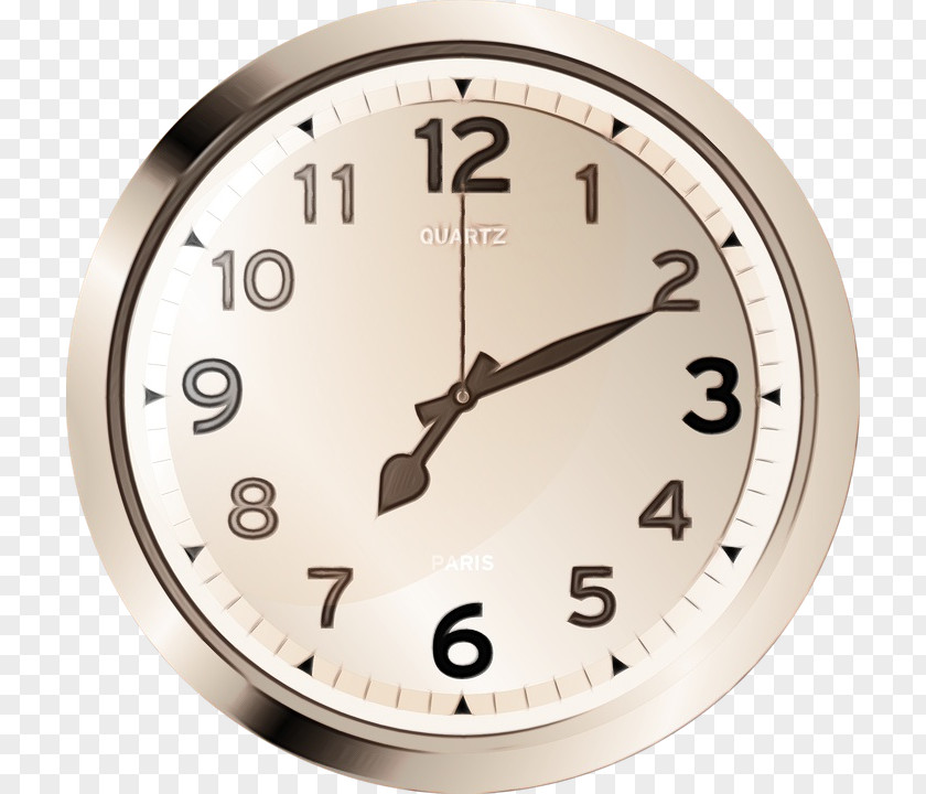 Metal Interior Design Clock Face PNG