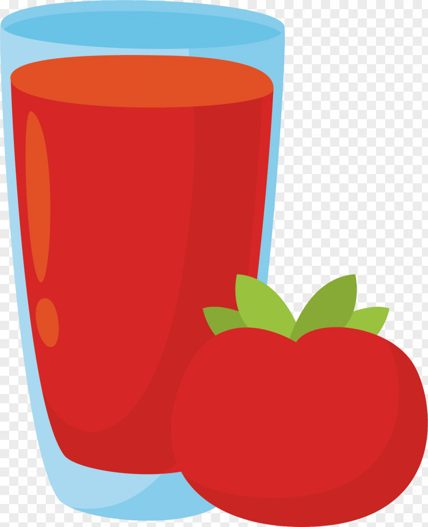 Tomato Juice Vector Drink PNG