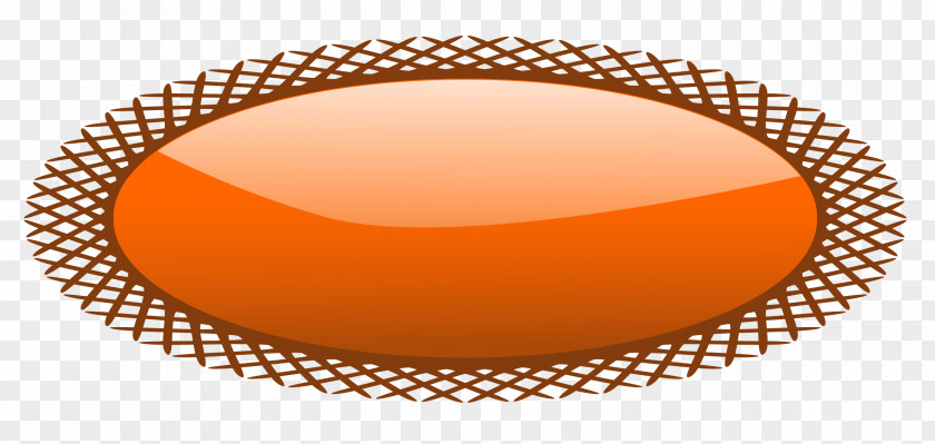 Brown Frame Oval Shape Ellipse Clip Art PNG