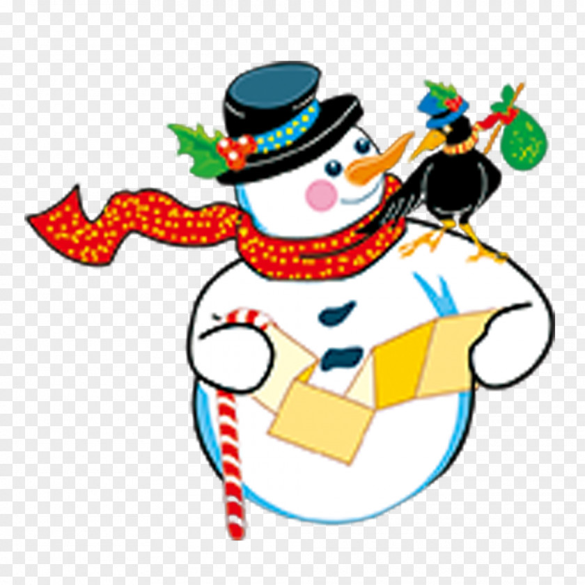 Christmas Snowman Element Santa Claus Decoration PNG