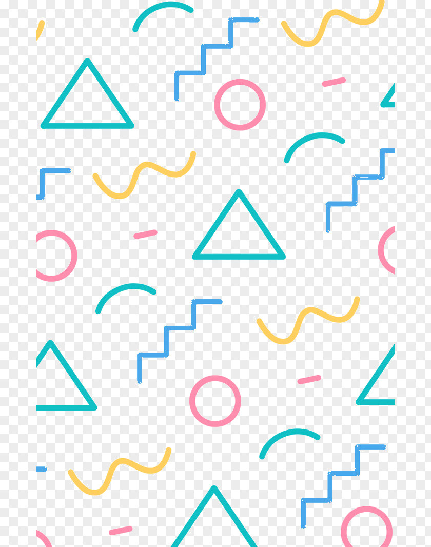 Decorative Lines Drawing Pattern PNG