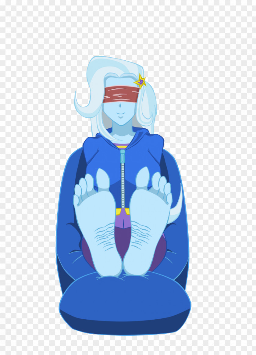 Design Cobalt Blue Character PNG