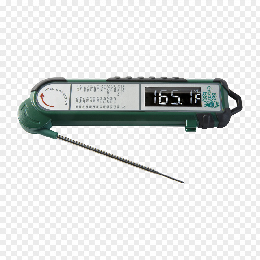 Green EGG Barbecue Big Egg Instant Read Digital Thermometer Standard Food PNG