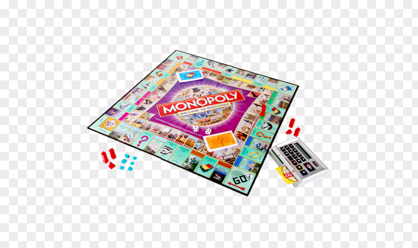 Monopoly Ultimate Banking Board Game Atlantic City Property PNG