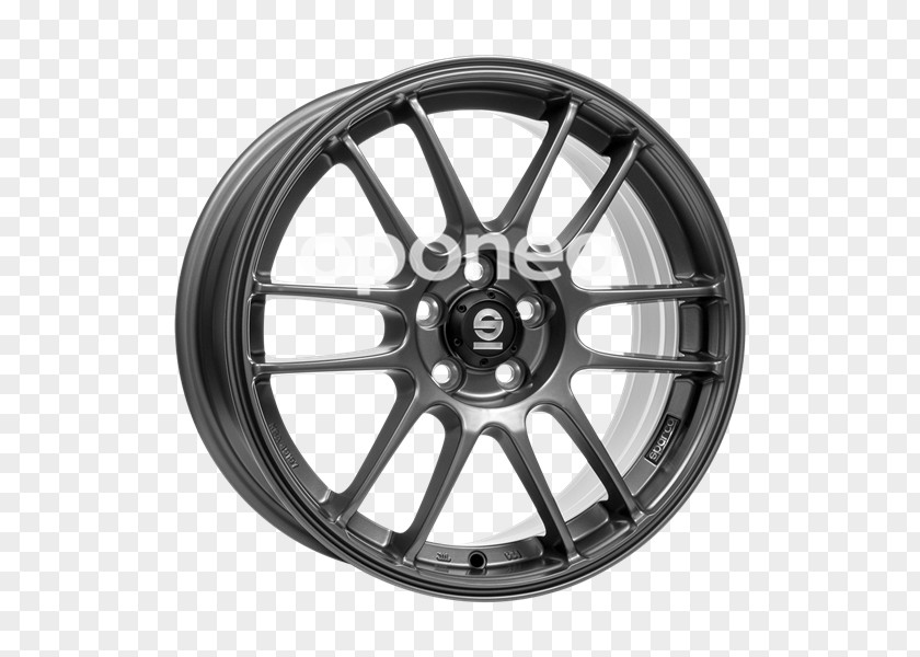 Car Gunmetal Alloy Wheel Rim PNG