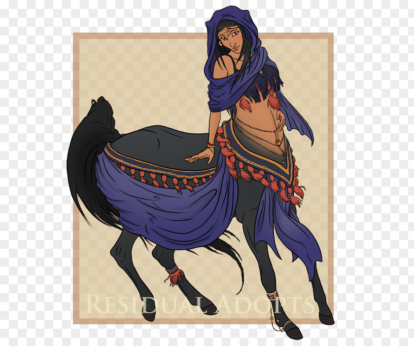 Centaur Arabian Horse Art Legendary Creature Bestiary PNG