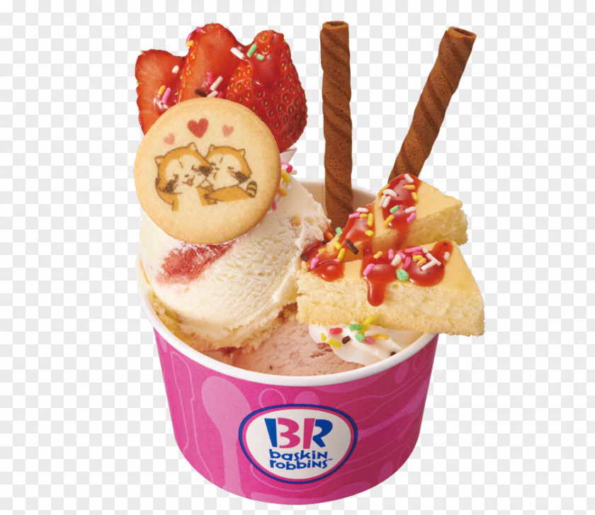 Ice Cream Sundae Cute Cube Harajuku Baskin-Robbins PNG