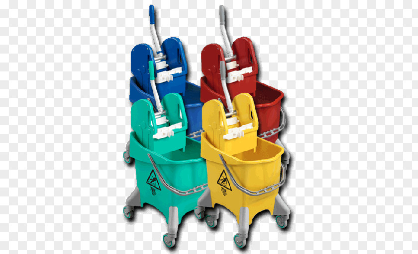 Mop Bucket Cart Wringer Cleaning PNG