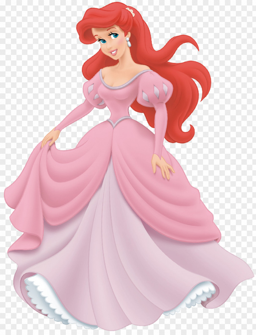 Princess Ariel Sebastian Dress Disney Pink PNG
