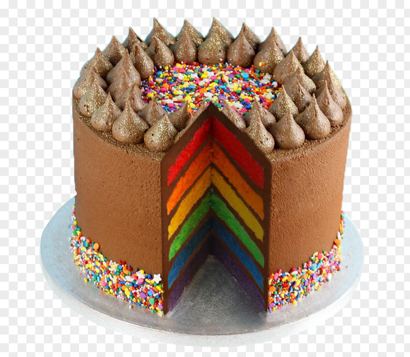 Chocolate Cake Birthday Cupcake Wedding Rainbow Cookie PNG