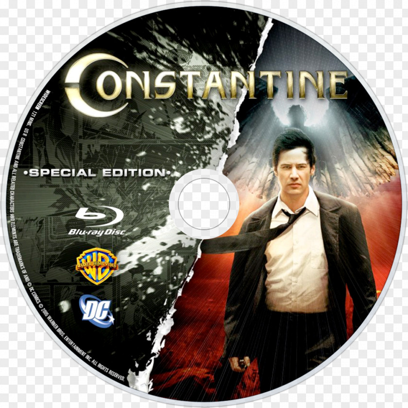 Dvd John Constantine Blu-ray Disc DVD Film American Comic Book PNG