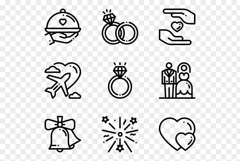 Wedding Font Icon Design Clip Art PNG