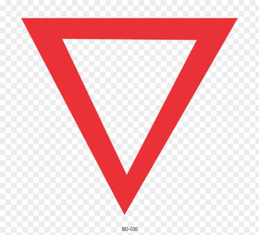 Yield Sign Traffic Triangle Illustration PNG