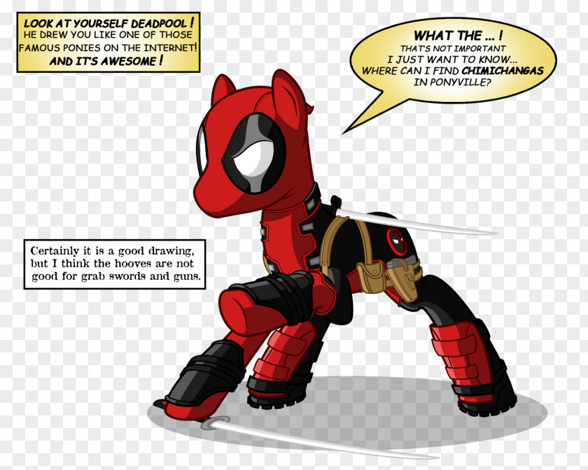 Chimichanga Loki Taskmaster Deadpool Pony DeviantArt PNG