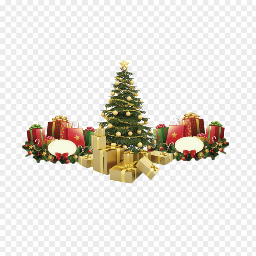 Christmas HD Clips Santa Claus Tree Clip Art PNG