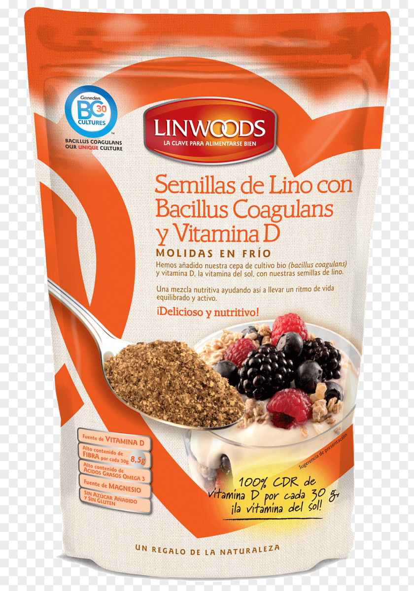 Linwoods Flaxseed Probiotic Vitamin D Food PNG