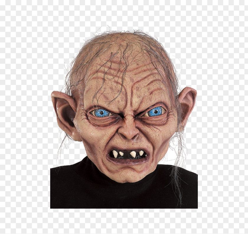 Mask Gollum The Lord Of Rings: Fellowship Ring Costume PNG