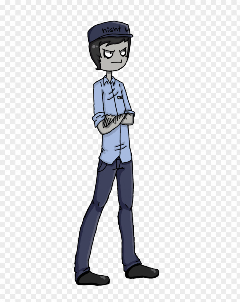 Mike Male Long Hair Five Nights At Freddy's Headgear PNG