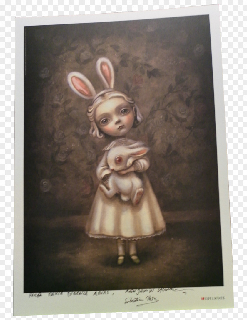 Painting Alice's Adventures In Wonderland White Rabbit Curiosities: Une Monographie 2003-2018 France PNG