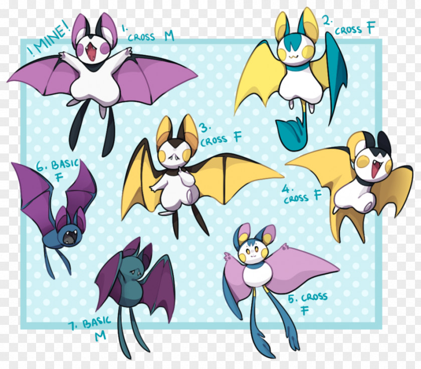 Pikachu Zubat Pokémon Pachirisu Illustration PNG