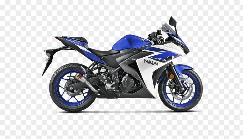 Yamaha R3 YZF-R3 Exhaust System Motor Company Car Akrapovič PNG