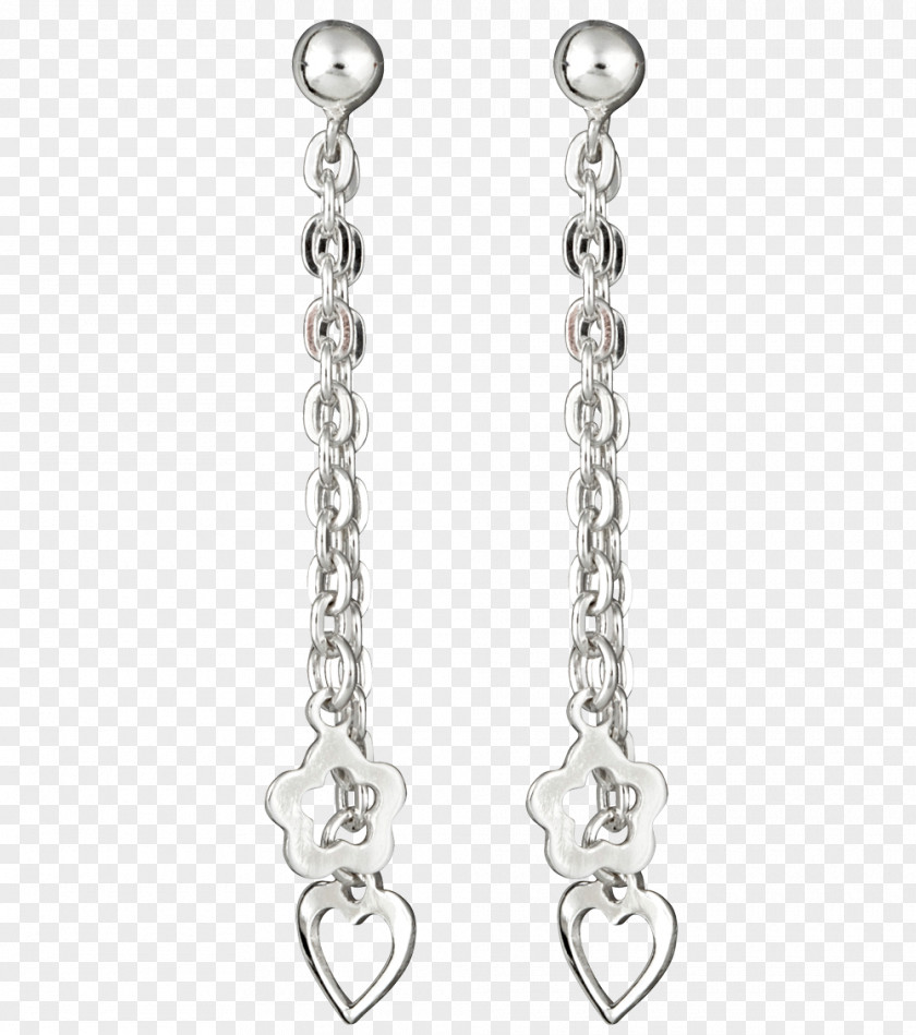 Earring Jewellery Clothing Accessories Silver Chain PNG