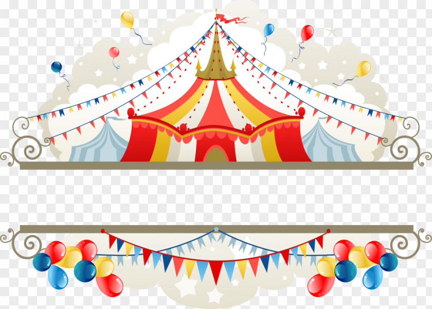 Vector Tents And Pull The Flag Tent Circus Royalty-free Clip Art PNG