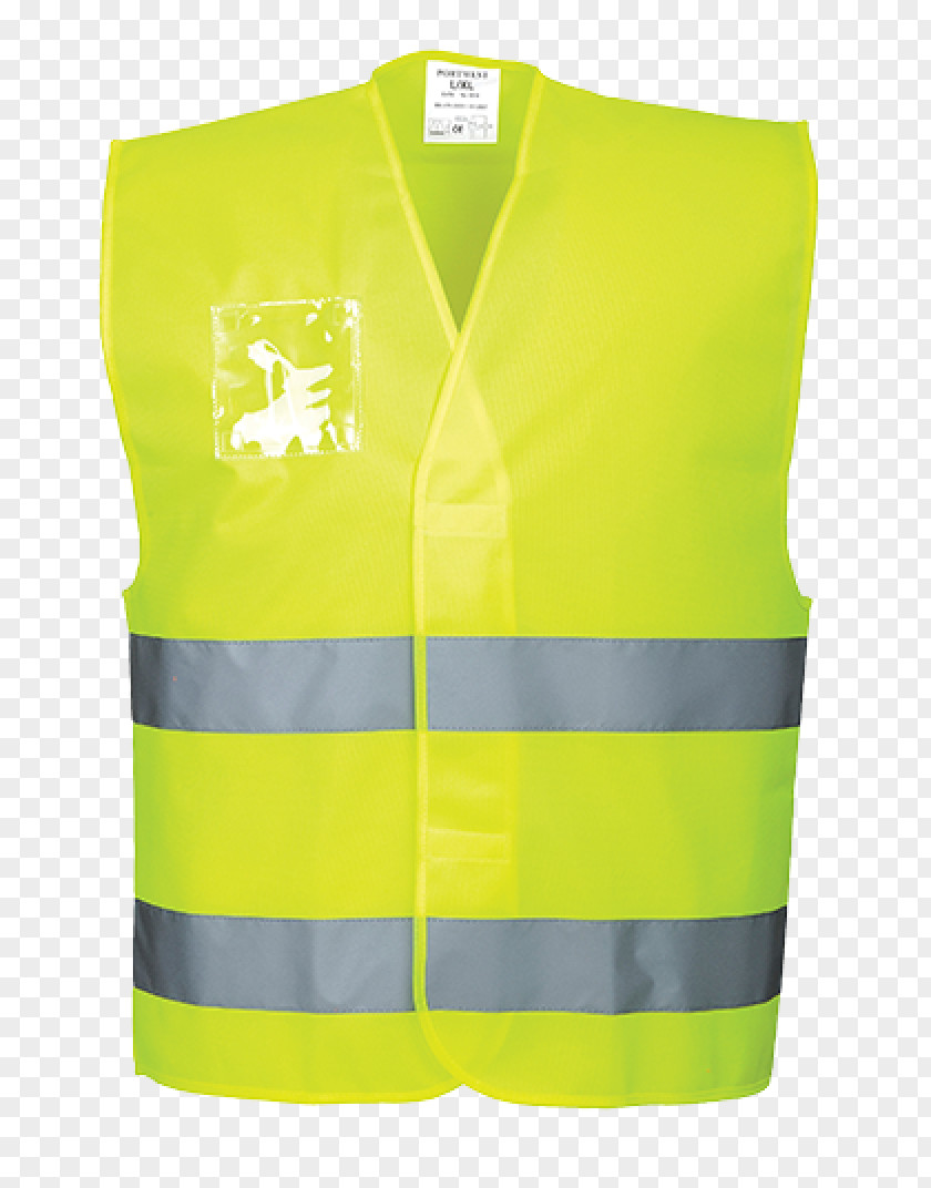 Vests High-visibility Clothing Portwest Gilets Workwear Waistcoat PNG