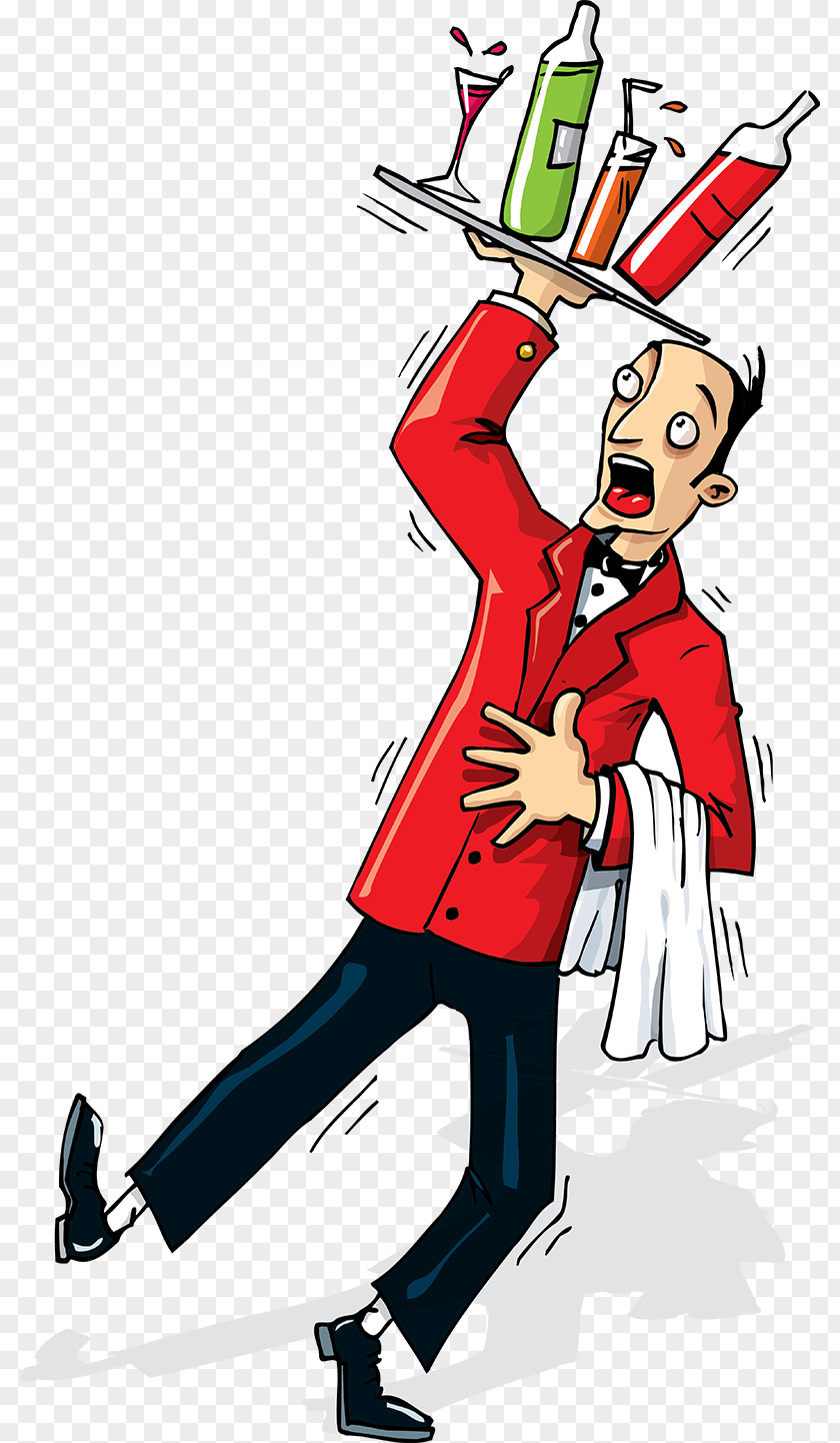 Wine Waiter Drawing Clip Art PNG