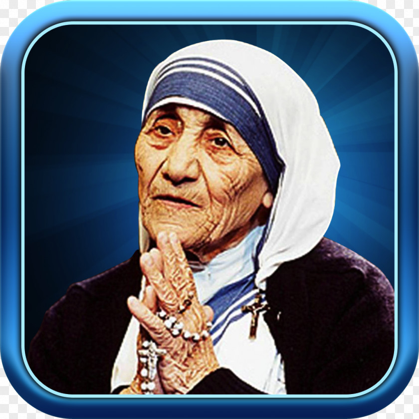 Blessed Mother Teresa Nun Canonization Missionary PNG