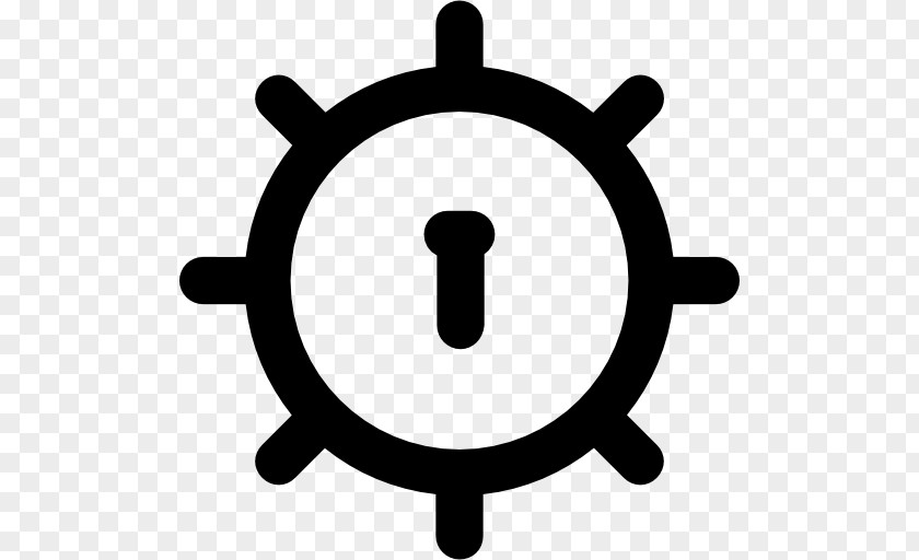 Key Hole Icon Design PNG