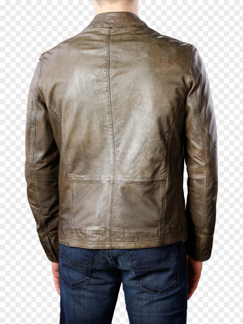 Olive Pants Jean Jacket Leather Milestone Arzano Man BEBASIC.CH PNG