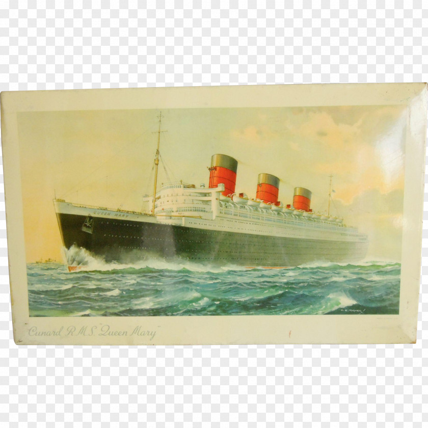 Ship The Queen Mary Southampton Cunard Line RMS Elizabeth Ocean Liner PNG