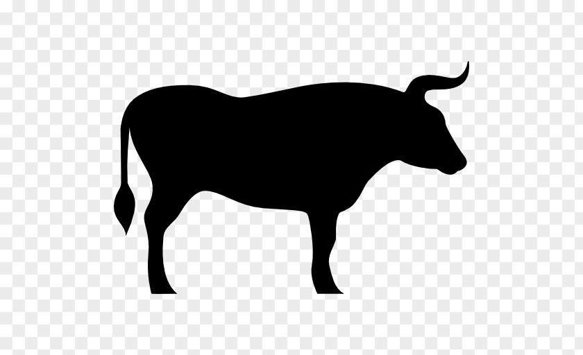 Animal Silhouettes Angus Cattle Bull Silhouette Clip Art PNG