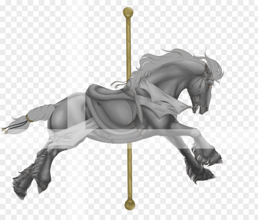 CAROUSEL HORSE Figurine Character Fiction Pack Animal Sadio Mané PNG