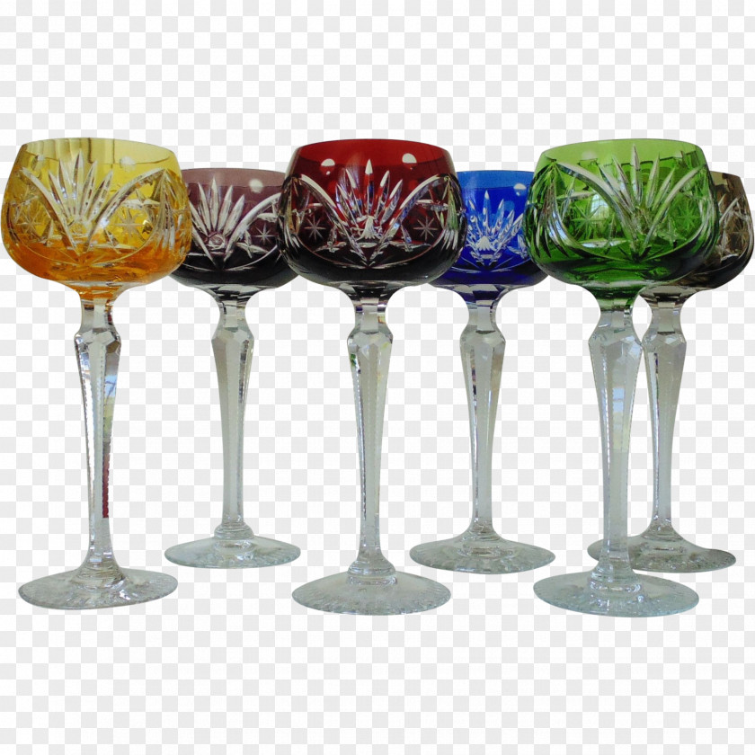 Crystal Bohemian Glass Wine Lead PNG