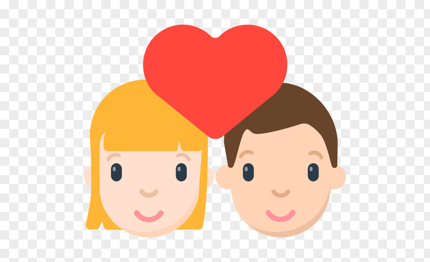 Emoji Couple Falling In Love Smiley PNG