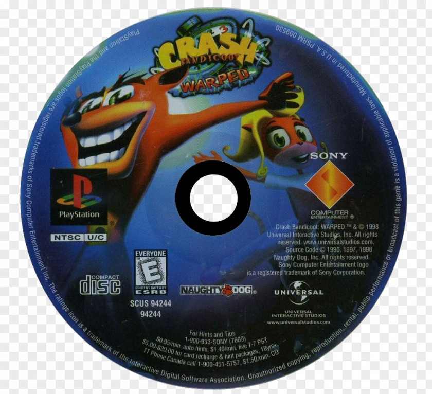 Game Boxes Crash Bandicoot: Warped Bandicoot 2: Cortex Strikes Back N. Sane Trilogy PlayStation PNG