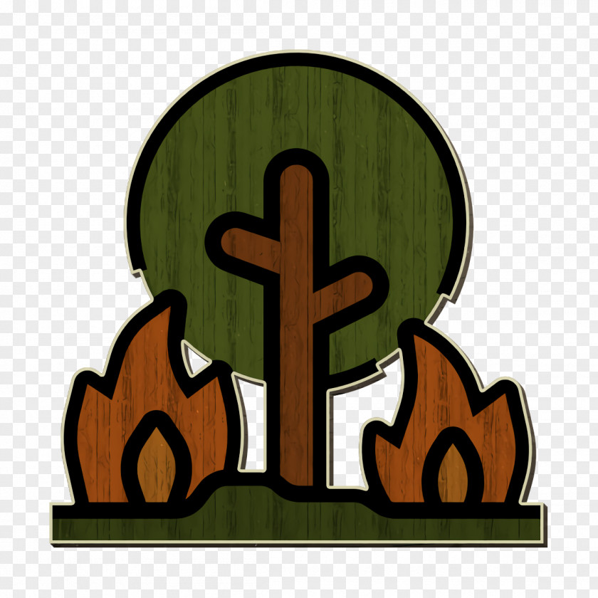 Global Warming Icon Forest Wildfire PNG