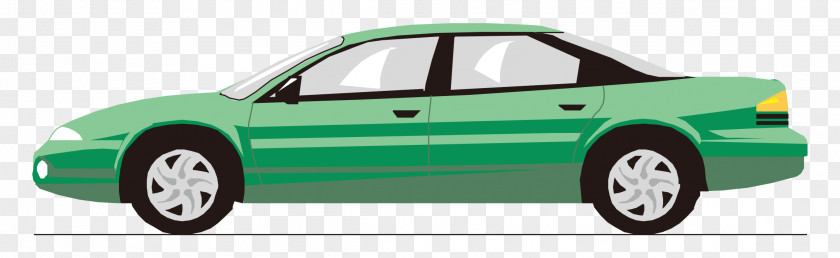 Cartoon Car Painted Green Fashion Photography Illustration PNG