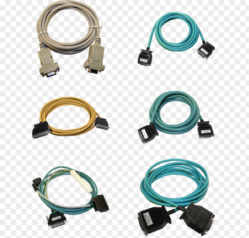 Diverse Serial Cable Electrical Network Cables PNG