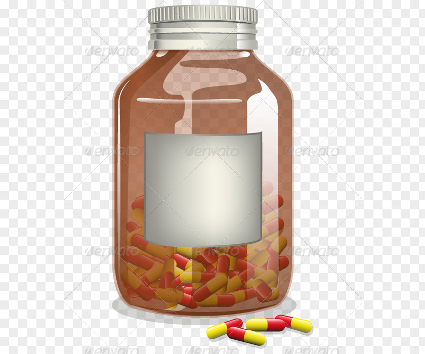 Glass Bottle Pharmaceutical Drug Flavor Medicine PNG