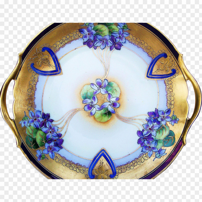 Hand-painted Floral Material Tableware Platter Ceramic Plate Saucer PNG